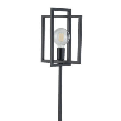 Stojąca lampa podłogowa Eden 50254 Sigma loftowa do sypialni czarna