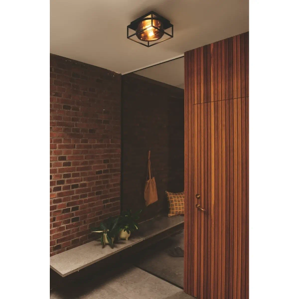 Lampa sufitowa zewnętrzna GRIFFIN 2218126047 IP44 przydymiony