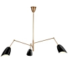 Żyrandol regulowany RAGNO ST-8625P black metalowy czarny