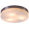 Plafon LAMPA sufitowa OPAL 48403 Globo okrągła OPRAWA nikiel biała