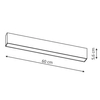 Lampa do szyny magnetycznej Magnetic LP-560-1-MAG-BK LED 20W 4000K czarny