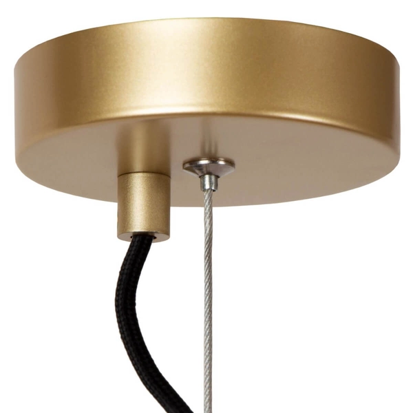 Metalowa lampa wisząca Hannelore 10423/40/02 kula złota