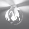 Metalowy plafon pokojowy SL.1082 lampa sufitowa biała