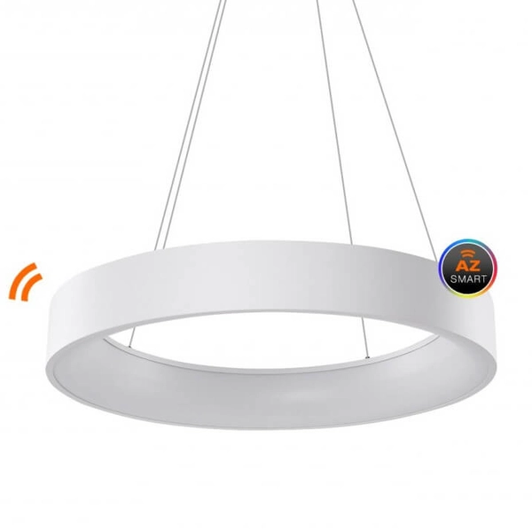 Wisząca lampa nowoczesna Solvent pierścień LED 92W biały