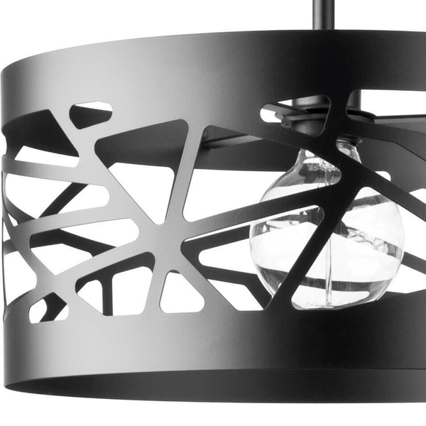 Sufitowa lampa nowoczesna Moduł Frez do holu czarna