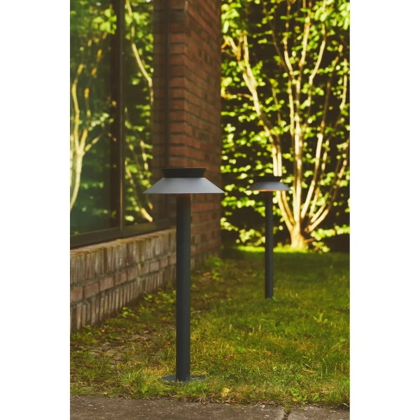 Stojąca lampa zewnętrzna Justina 2418098050 LED 5W 3000K IP44 antracyt