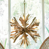 Kryształowa lampa wisząca QN-VIDA-13P-S crystal złota