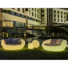 Okrągła podświetlana sofa Formentera MOBFR160SSNW King Home LED RGB 1W 3000-6500K IP65 biały