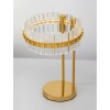 Kryształowa lampa stołowa BRIOLVO LE45103 LED 23W 3500K glamour złoty