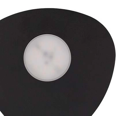 Czarna lampa sufitowa Organic 8303 minimalistyczna do sypialni