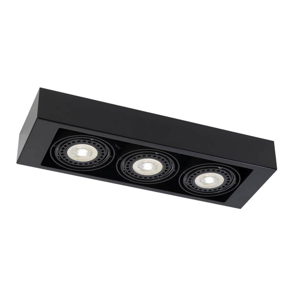 LAMPA sufitowa KOGA 1154 Shilo ścienna OPRAWA prostokątna KINKIET reflektorki czarne