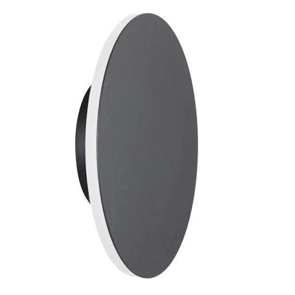 Kinkiet ścienny minimalistyczny NYX ST-8293W/15 czarny metalowy LED 7W 3000K 15cm do holu