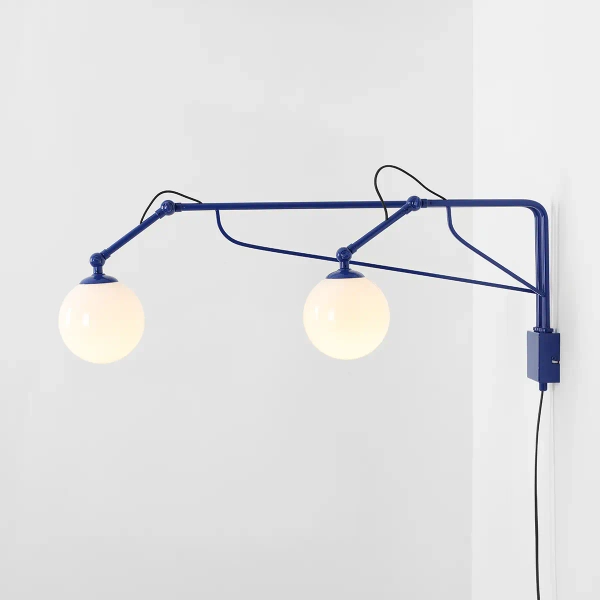 Kierunkowy kinkiet ścienny SOHO 1105D25 z regulacją kobaltowy