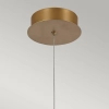 Owalna lampa wisząca Demark QN-DEMARK-1P-BG LED 28W 3000K do salonu złoty
