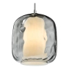Wisząca szklana lampa Majella MAJ0150 do jadalni przydymiony chrom