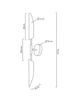 2-płomienna lampa ścienna Locca MSE010400225 złota