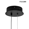 Lampa wisząca ring Circulo MSE010100373 Moosee LED 43W 3000K czarna