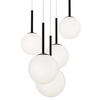 Nowoczesna wisząca lampa Basic Form MOD321PL-05B balls czarne