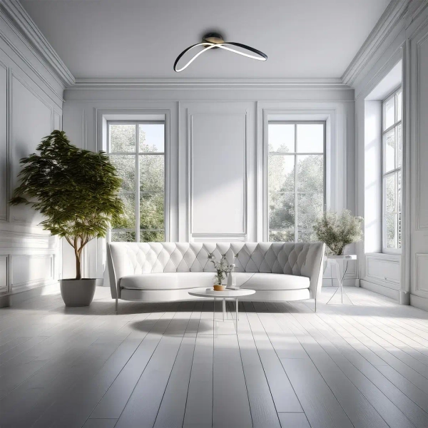 Loftowa lampa sufitowa INFINITY ML1574 LED 21W 4000K do jadalni czarny