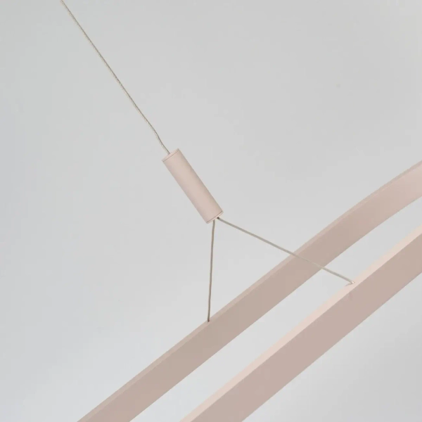 Jadalniana lampa wisząca nad stół LAYLA LED 50W 3000K AZ6756 beżowa aluminium