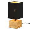 Stołowa lampa Woody R50171080 RL Light naturalna drewniana czarna