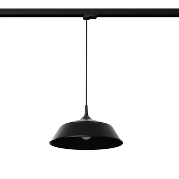 Trzyfazowa lampa wisząca FRIKA MYL.00404 z żarówką kopułowa czarny