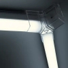 Komercyjna lampa sufitowa HEX-440-T1-PS1 LED 14,4W 4000K IP54 biała