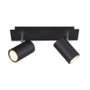 Regulowana lampa sufitowa MARLEY 802400232 czarna 2xGU10 IP20