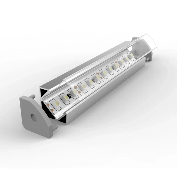 Profil do taśm ledowych P3-1C2 listwa do kuchni czarna