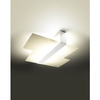 Szklana lampa sufitowa SL.1045 nowoczesny plafon biały