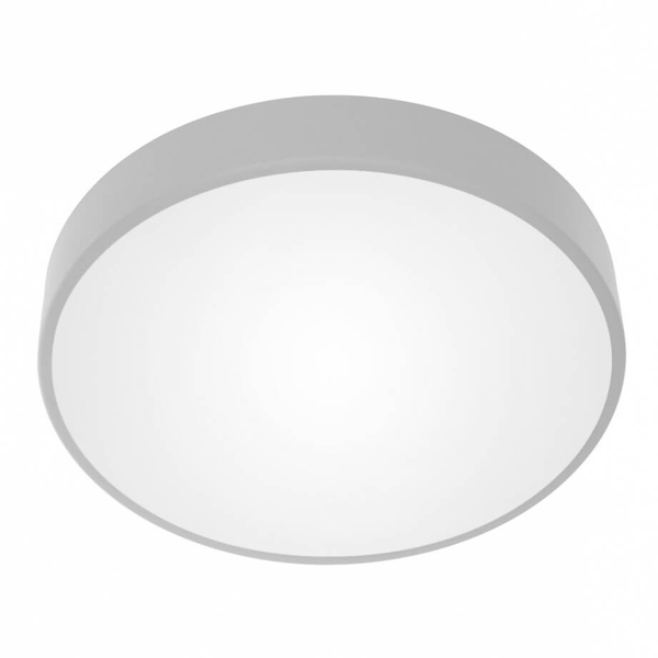 Plafon LAMPA sufitowa Cleo 137623612977 TEAM okrągła OPRAWA metalowa natynkowa srebrna
