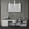 Wisząca lampa Hudson MLP8799 metalowa kaskada loft biała