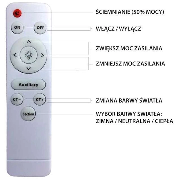 Plafon LAMPA okrągła LAYLA ML4221 Milagro sufitowa OPRAWA z kryształkami LED 26W 3000K – 6000K glamour pilot biała chrom