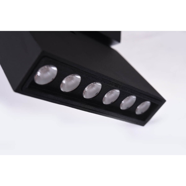 Ruchoma lampa Leon AZ3491 LED 12W 3000K czarna do 3-fazwego szynoprzewodu