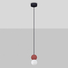 Zwisająca lampa do jadalni IBAGUE LE44661 kule balls biała czerwona