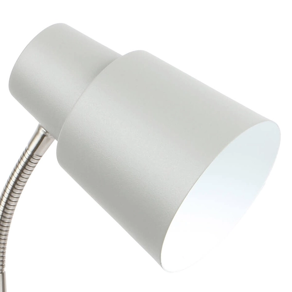 Lampka do czytania na biurko A2031-SGY na peszlu włącznik metal szary