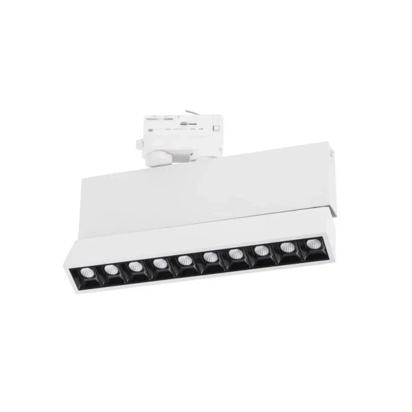 Sufitowa lampa do systemu 3-fazowego MALAK LE-52015 biała 1xLED 15W 3000K szynowa