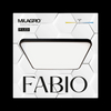 Sufitowa lampa nowoczesna Fabio LED 35W 4000K czarna square