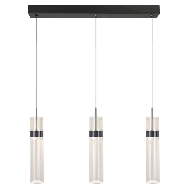 Lampa wisząca Ambiente LP-1510/3L GR LED 18W 3000-6000K tuba grafitowa
