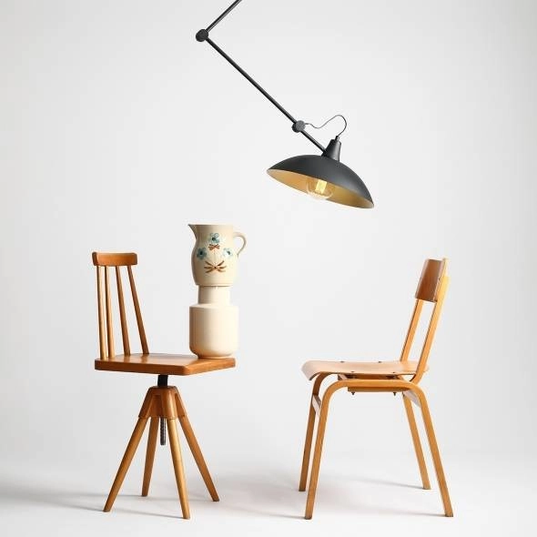 Industrialna lampa sufitowa MELOS 808PL_G1_Z regulacja kopuła czarna