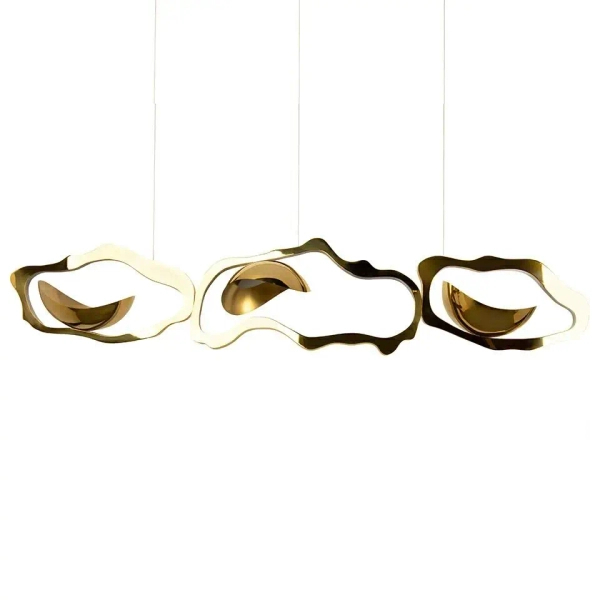 Potrójna lampa wisząca CHAIN złota MSE1501100588 3xLED 54W 3000K nad stół