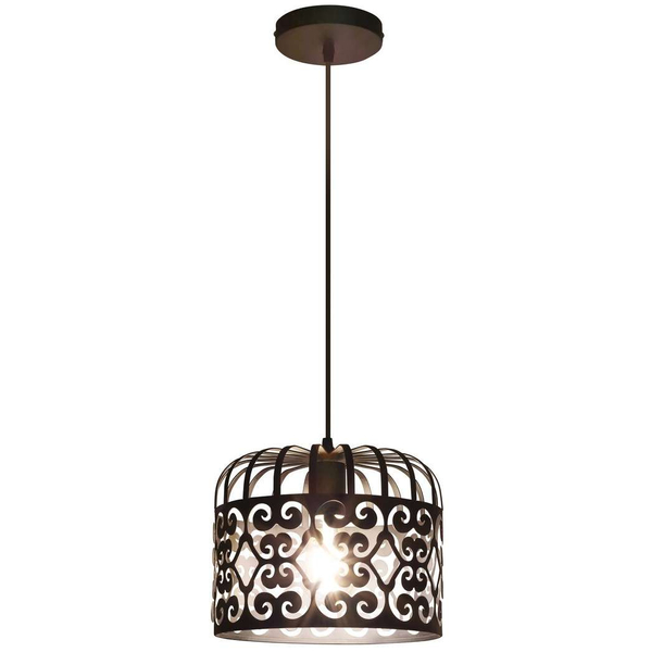 LAMPA wisząca ALESSANDRA 2156 Rabalux metalowa OPRAWA ażurowy zwis vintage czarny