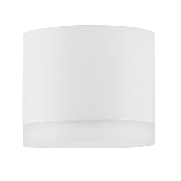 Natynkowa lampa sufitowa Silba 10476 Nowodvorski okrągła tuba biała