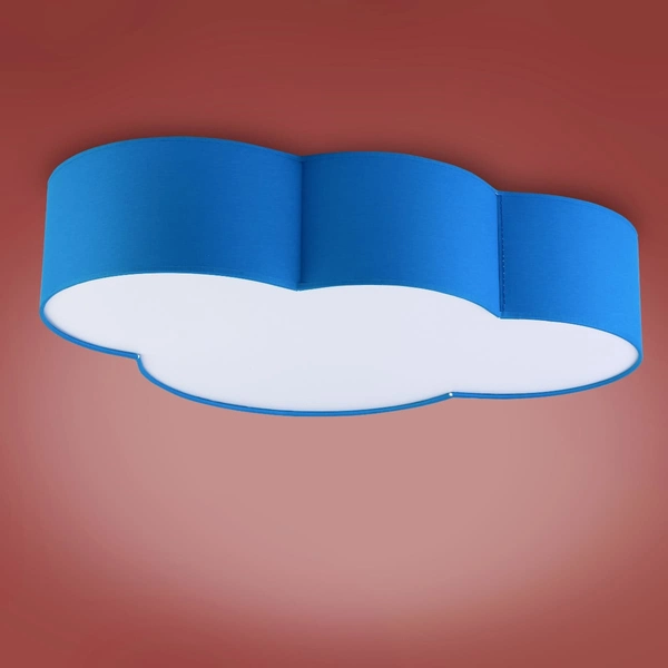 Dziecięca lampa sufitowa Cloud 1534 TK Lighting chmura niebieska biała