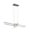 Lampa wisząca ściemnialna ZENITRA DL307320310 LED 34W 3000K srebrna
