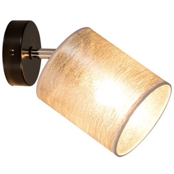 Kinkiet ścienny NEVOA 56794104 loftowa regulowana tuba abażurowa srebrna