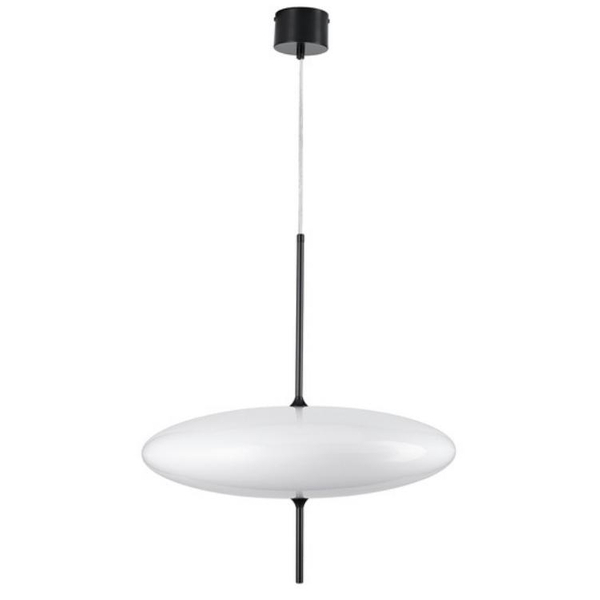 Lampa zwisowa Piatto ST-9222P Step eliptyczna biała czarna