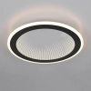 Okrągła lampa sufitowa GLACE R67681132 LED 21,5W 2700-6500K czarny biały