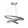 Wisząca lampa ringi do salonu CAMELIA metalowa LED 118W 3000K AZ6769 różowa złota