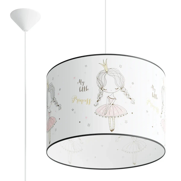 Lampa wisząca Princess SL.1415 Sollux do pokoju dziecięcego wielokolorowa